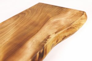 Large elm live edge chopping board #002