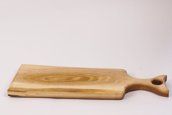 Small elm chopping board with handle #004 - Image 4