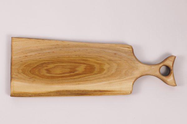 Small elm chopping board with handle #004 - Image 6