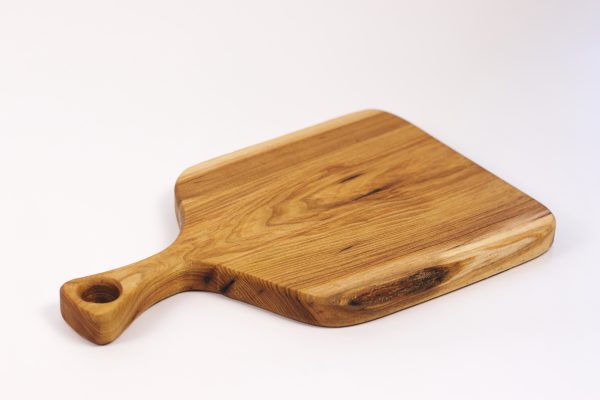 Small elm chopping board with handle #005 - Image 2