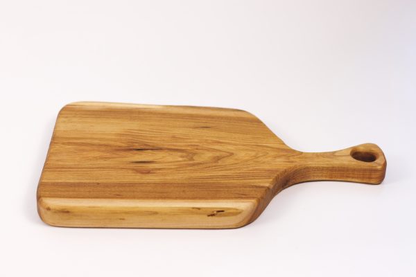 Small elm chopping board with handle #005 - Image 4