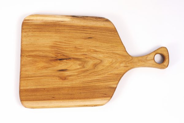 Small elm chopping board with handle #005 - Image 6