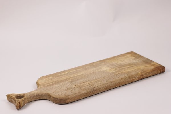 Medium sycamore chopping board with handle #018 - Image 2
