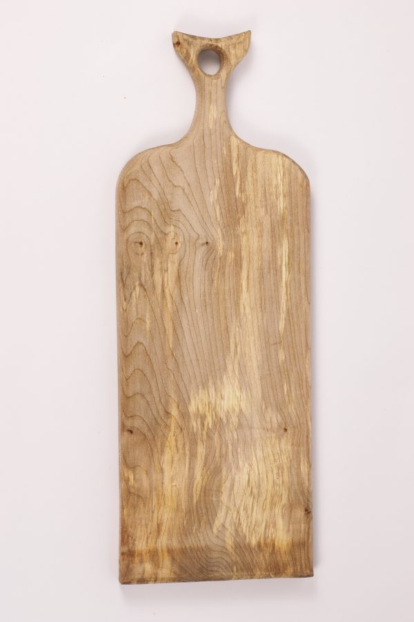 Medium sycamore chopping board with handle #018 - Image 4