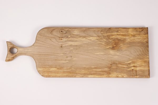 Medium sycamore chopping board with handle #018 - Image 3