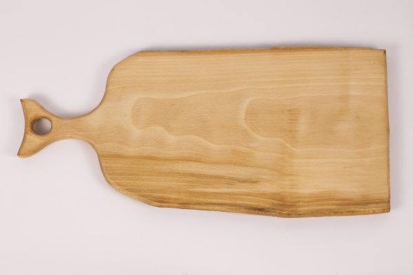 Small beech live edge chopping board with handle #009 - Image 6