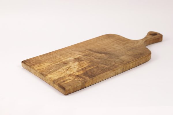 Medium spalted sycamore chopping board with handle #019 - Image 3