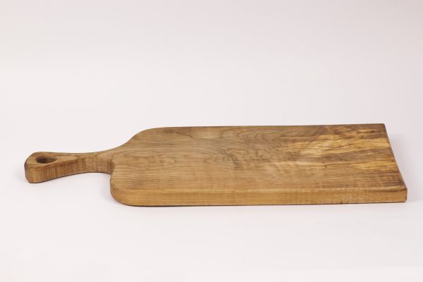 Medium spalted sycamore chopping board with handle #019 - Image 5