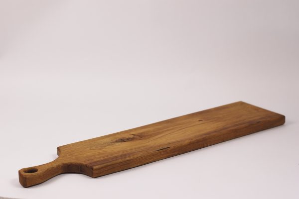 Large oak chopping board with handle #012 - Image 2