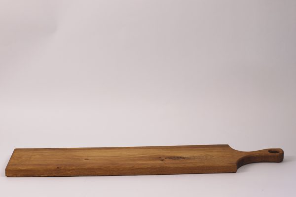 Large oak chopping board with handle #012 - Image 4