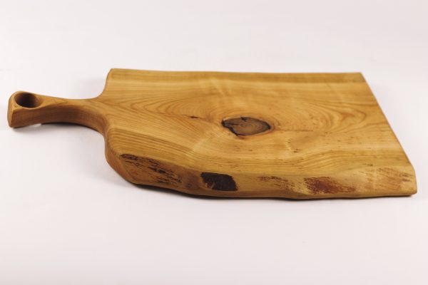 Small Live Edge Cherry Chopping Board With A Handle #015 - Image 4