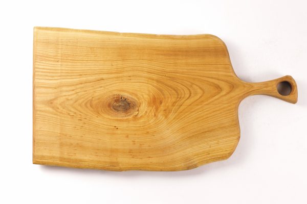 Small Live Edge Cherry Chopping Board With A Handle #015 - Image 5